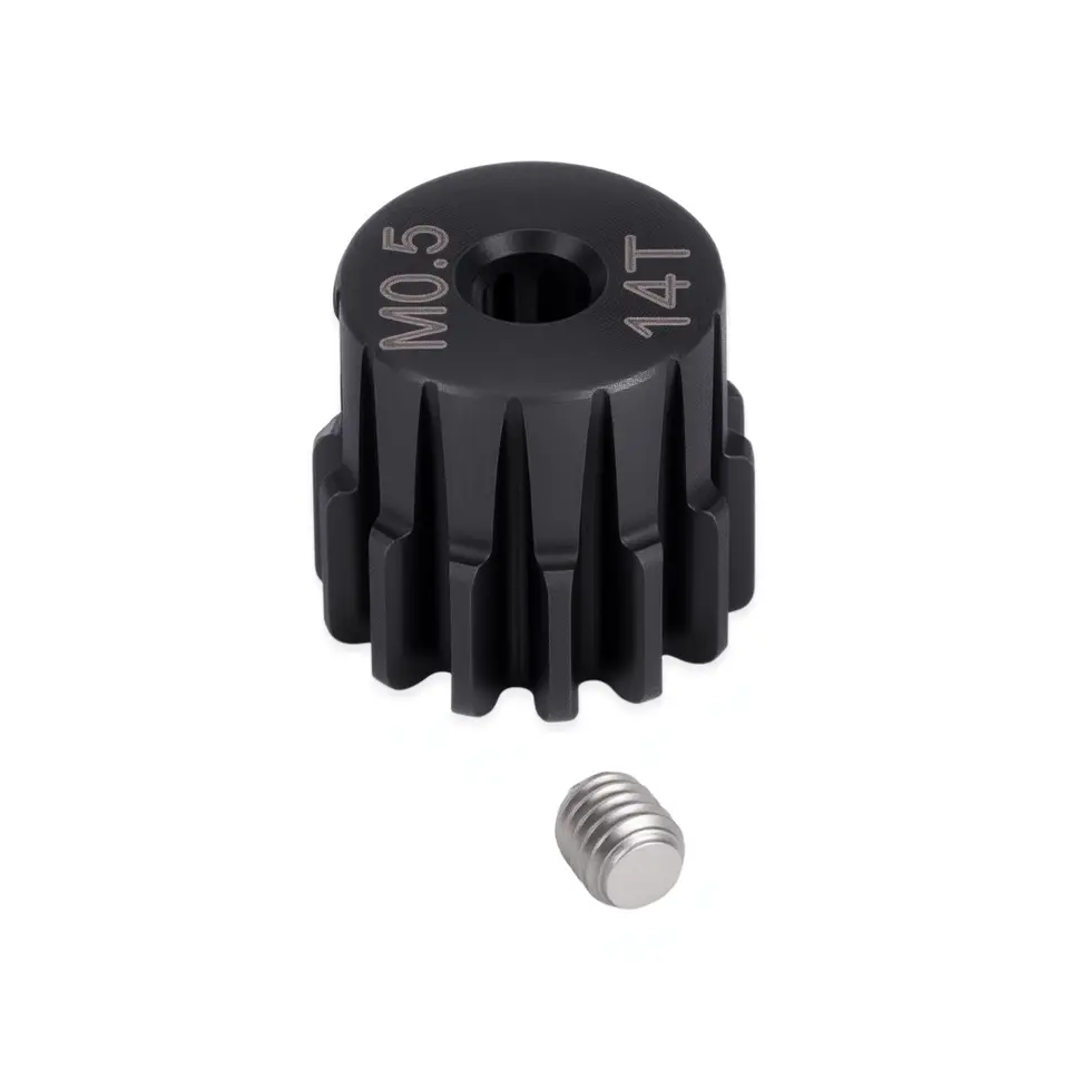 M0.5 2mm Shaft 14T-18T Metal Pinion Gear, for LOSI 1/18 1/24 Micro-B Buggy, RC Car Motor Accessories Part image 5