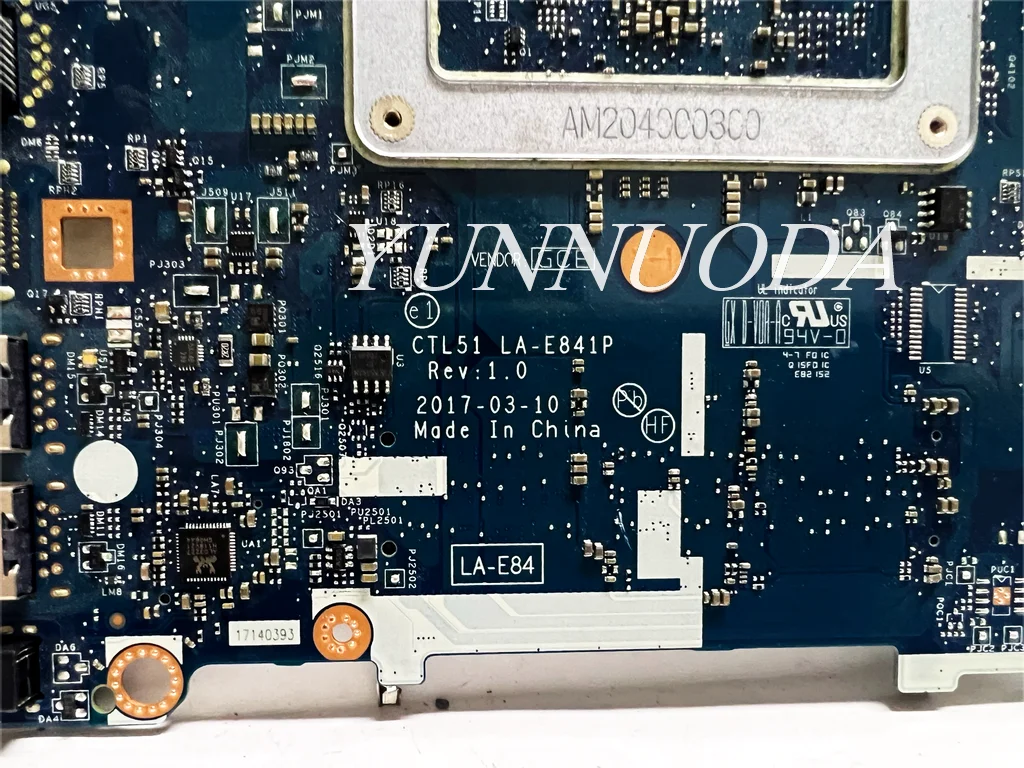 para hp Pavilion Laptop Motherboard com E2-9000 A4-9120 A6-9220 A9-9420 Amd Cpu Ddr4 100 Testado Ctl5153 La-e841p - Imagem 3