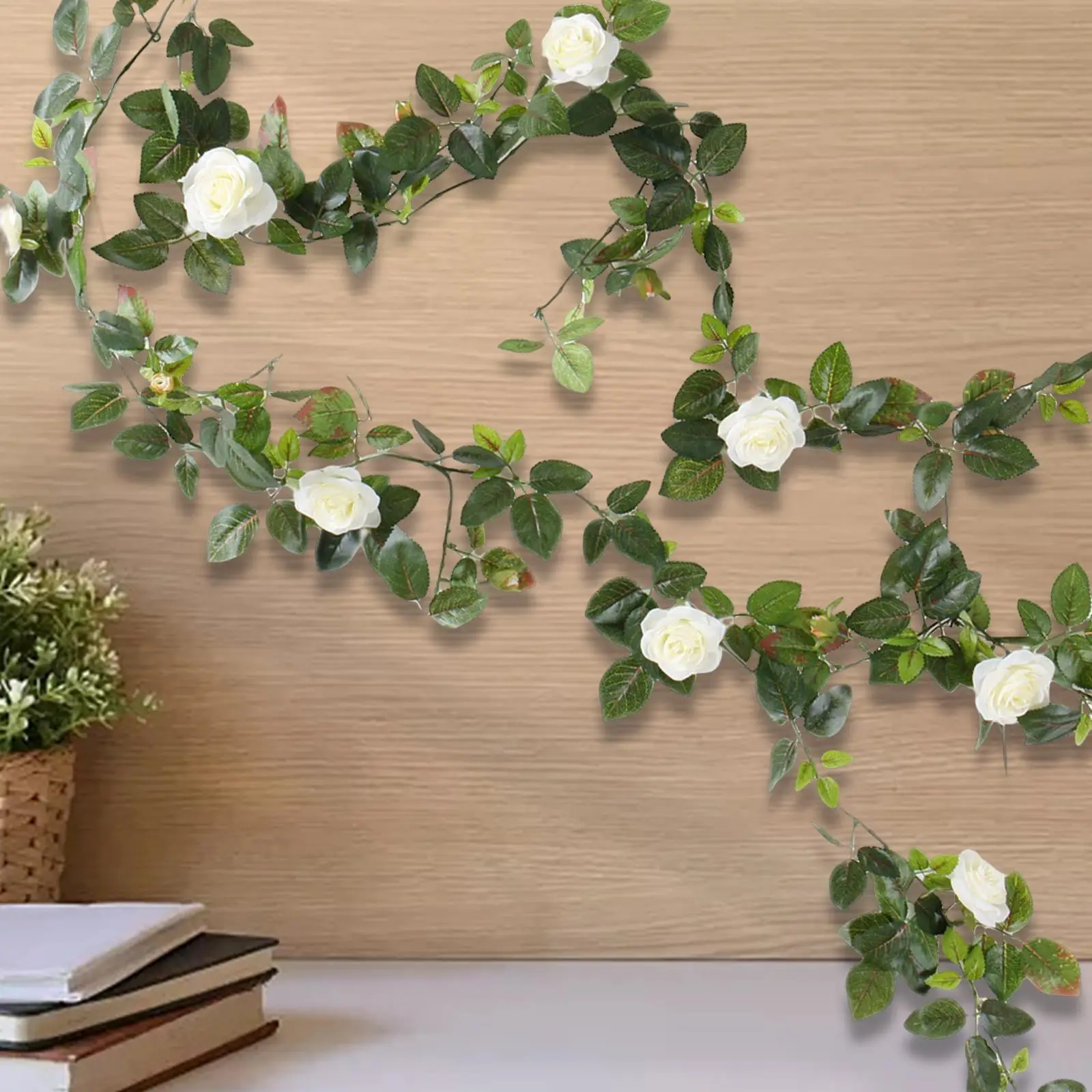 Elegant Rose Vines: Stunning Floral Garland for Special Occasions