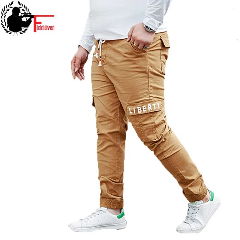Men Plus Size Cargo Pants Tide Fat 