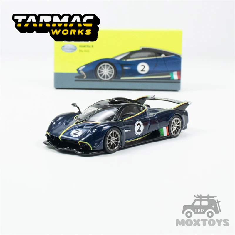 

Tarmac работает 1:64 Pagani Huayra R Blu Avio #2 литая модель автомобиля