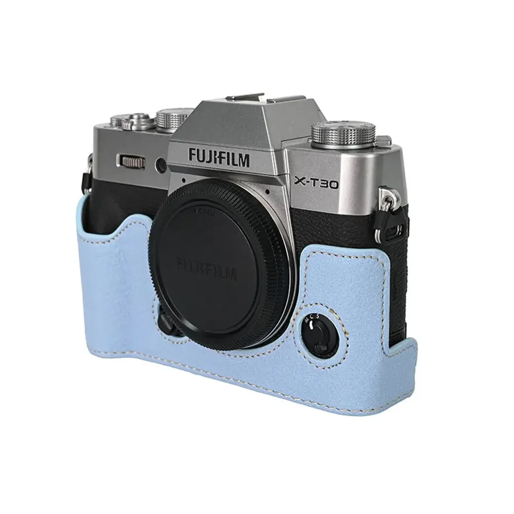Fujifilm Premium Leather Half Body Camera Case with Magnetic Closure