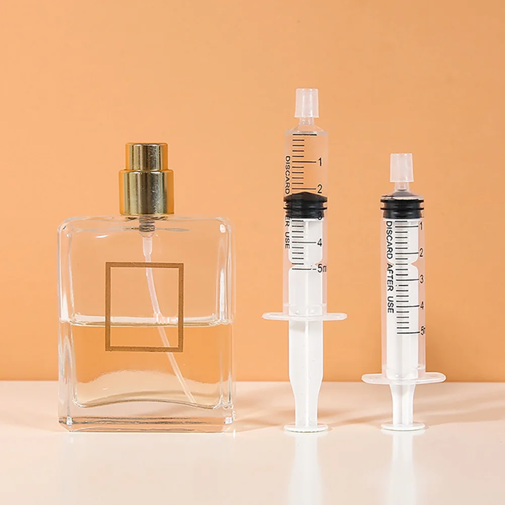 Syringe Dispenser 10pcs Perfume Dispensers Refillable Liquid Measure Syringe With No Needle(5ML)