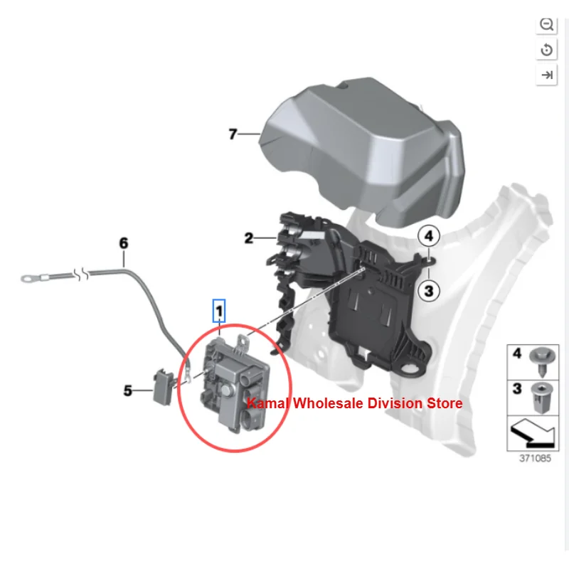 12637633242 12637591534 12638645514 BMW F30 F32 F22 F35 328i 320i용 신형 통합 공급 모듈