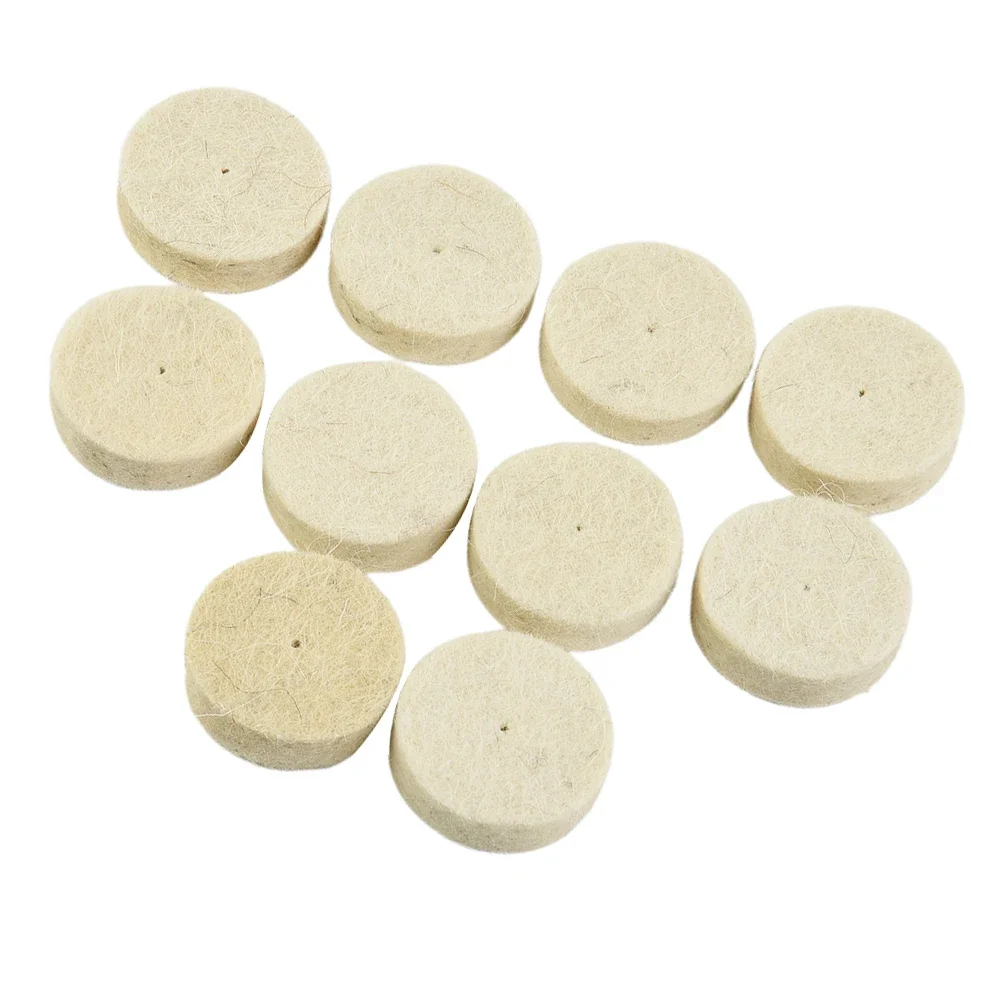110 Tampons De Polissage En Feutre De Laine Avec Tiges De 1/8