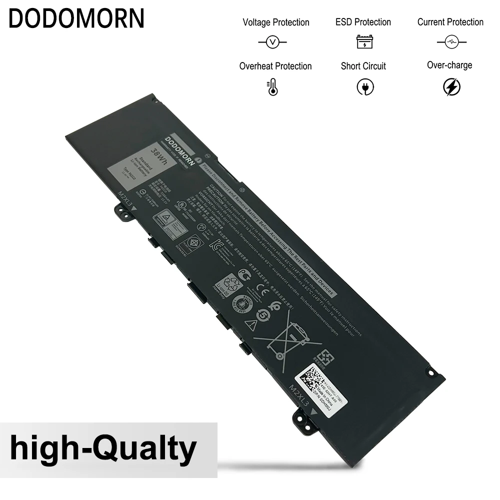 Dodomorn F62g0 para Dell Inspiron 13 7370 7373 7380 7386 Vostro 13 5370 P83g P87g Bateria do Portátil Rpjc3 39dy5 11.4v 38wh 3166mah - Imagem 4