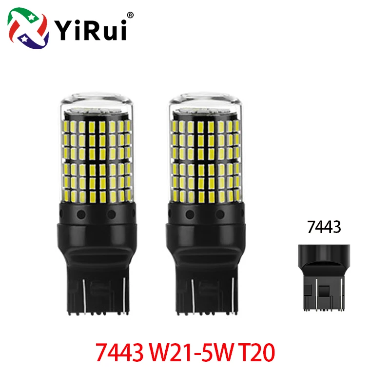 thumbnail image 1 of YiRui de marcha atrás-bombillas LED, lámpara de señal de giro, 2 piezas, 12-48V, 144smd, BA15S, P21W, BAU15S, PY21W, 7440, W21W, P21/5W, 1157, BAY15D, 1 of 6