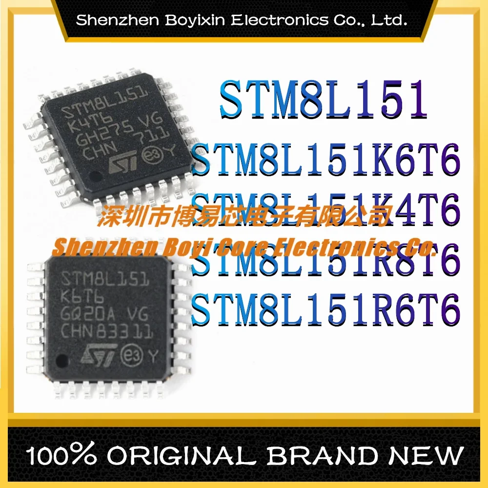 

STM8L151K6T6 STM8L151K4T6 STM8L151R8T6 STM8L151R6T6 STM8 STM8L STM8L151 16MHz microcontroller package (MCU/MPU/SOC) IC chip