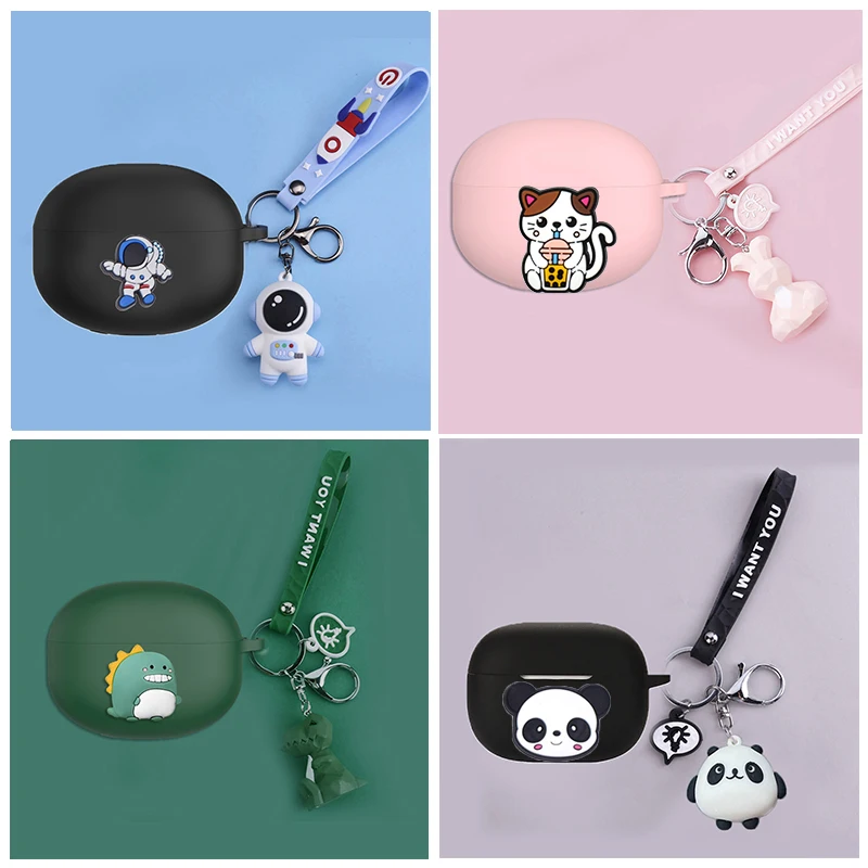 Per Huawei Freebuds 5I Custodia Cartoon Astronauti/Pandas/Cat Animal Auricolari In Silicone Cover Cute For Huawei Freebuds 5 Case