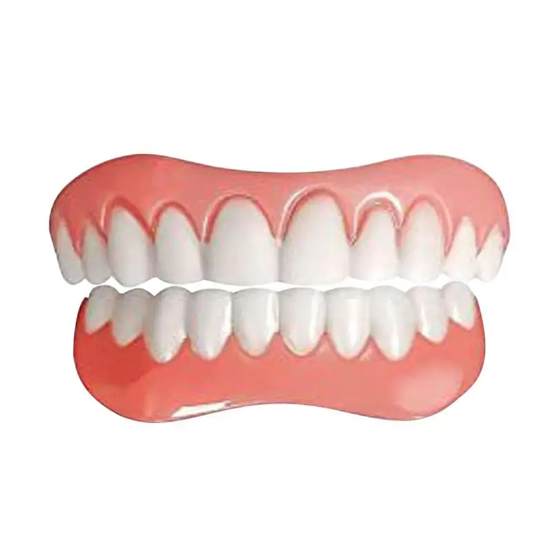 Silicone Denture Kit Denture Silicone Liners Kit Fake Teeth Braces Comfortable Teeth Orthodontic for Women Men denture kit