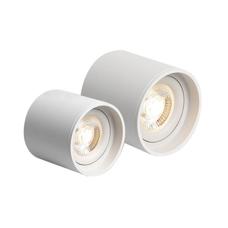밝기 조절 가능한 원통형 LED 튜브 조명 COB 천장 조명 AC85265V 원형 실내등