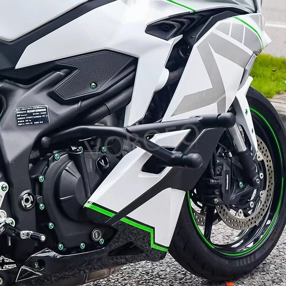 가와사키 닌자 ZX-4R ZX-4RR 오토바이 엔진 가드 하이웨이 크래시 바 범퍼 낙상 방지 보호대 개조 액세서리