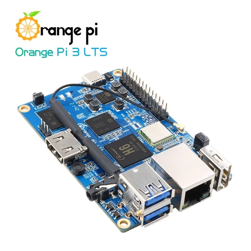 Laranja pi Lts Allwinner h6 gb Ram gb Flash Emmc Wifi bt 5.0 Estojo de Liga de Alumínio Opcional Execute o Android 9.0 Ubuntu Debian os - Imagem 4