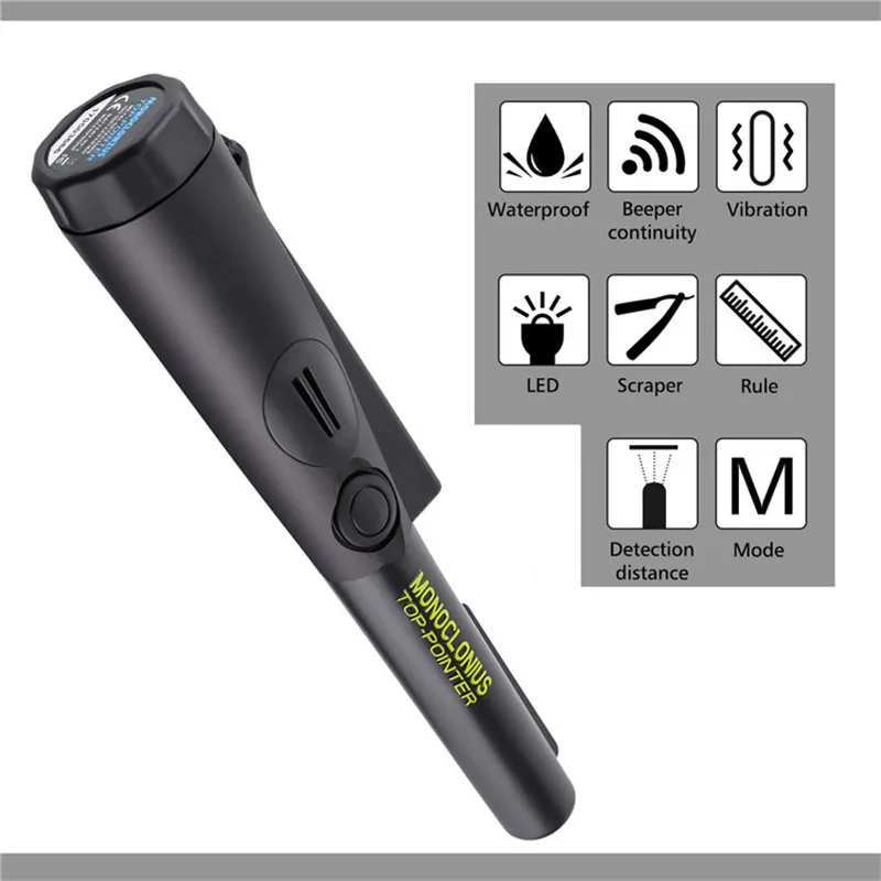 100 Waterproof Underwator Metal Detector Pinpointer Underground Pin Pointer Gp Pointer All Gold Ring Search Digger