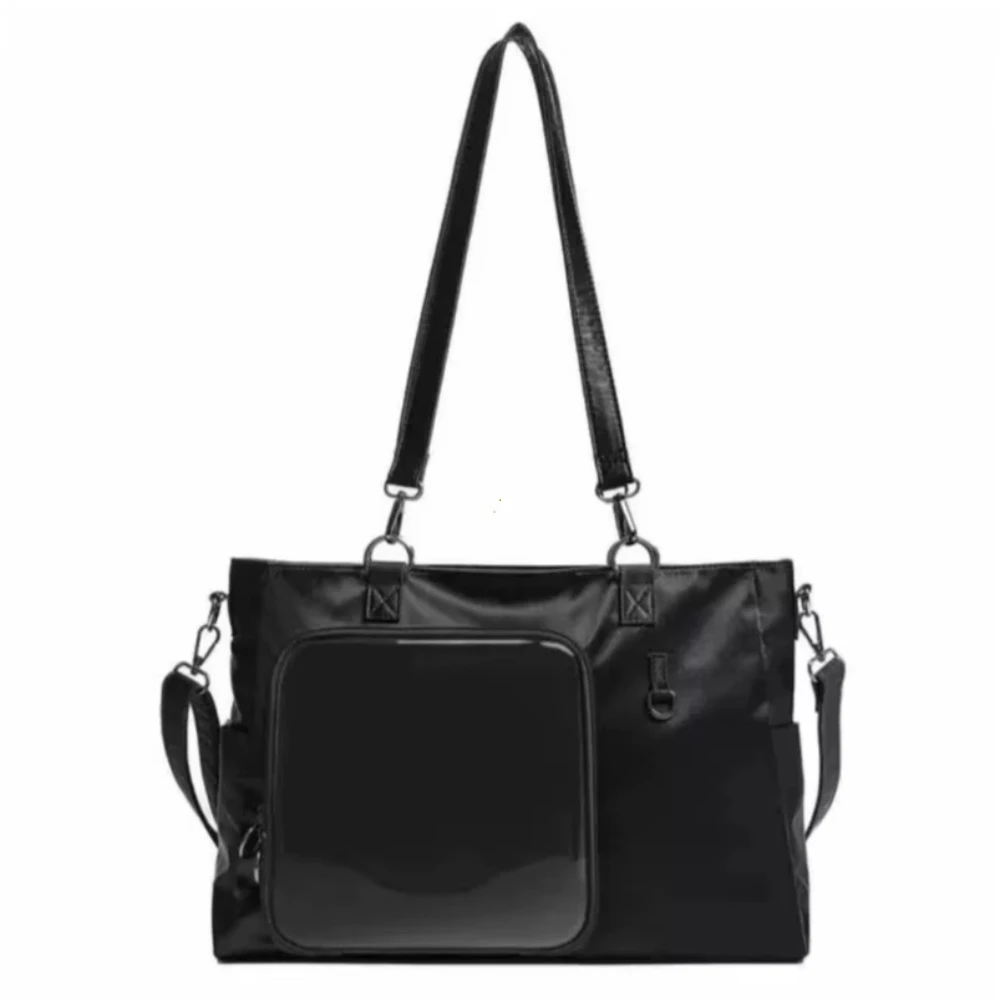 Large Capaci Transparent Mengers Bag Simple College Sle Women's Oulder Bag Crossbody School Book Bag Handbags for Women 2026