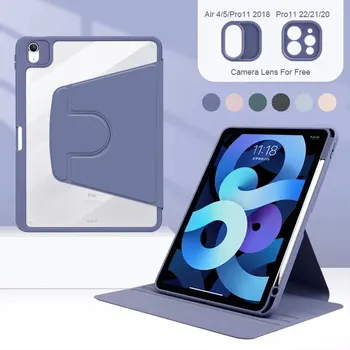 For iPad Pro 11 2022 iPad 10th Generation iPad 10.2 7th 8th 9th Gen Cover for iPad Air5 4 10.9 Pro 12.9 2021 360° Rotation Case