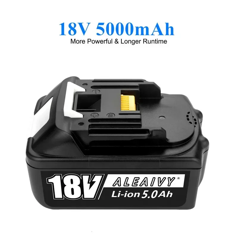 Aleaivy für 18-V-Akku von Makita, wiederaufladbarer 18-V-6,0-Ah-Lithium-Akku, BL1840, BL1830, BL1850, BL1850B für Makita-Werkzeugakku – Detail 16