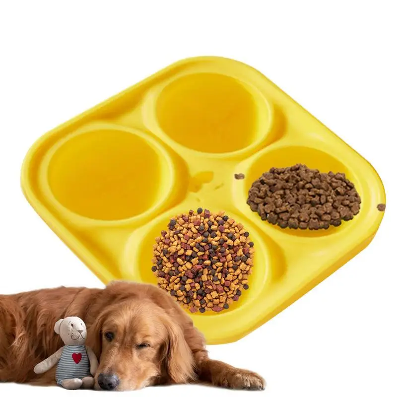 Dog Treat Molds Silicone Pet Treat Tray Mold Silicone Molds For Dog Treats Cats Reusable Treat Tray Puppy Pupsicle Treat Molds