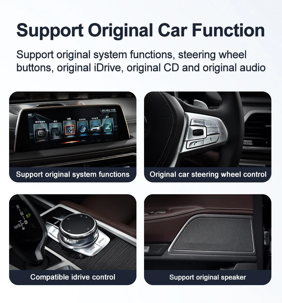 Factory Price Android14 Wireless CarPlay Auto For BMW 7Series G11 G12 Car Video