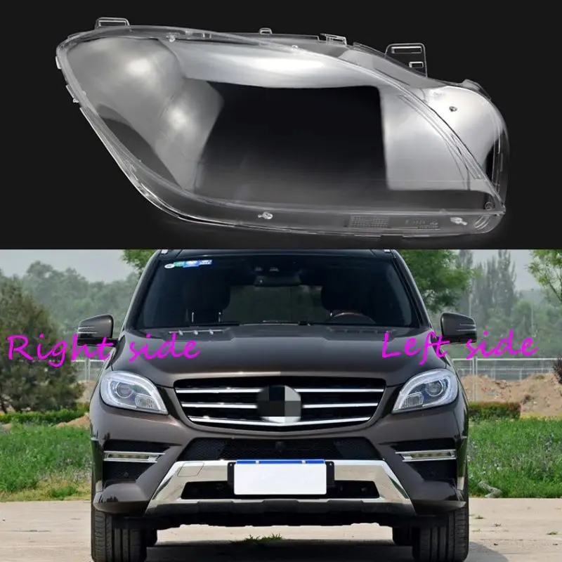 

For Mercedes-Benz W166 ML300 ML350 ML400 ML450 ML500 2012-2015 Headlamp Cover Car Replacement Front Auto Shell Cover