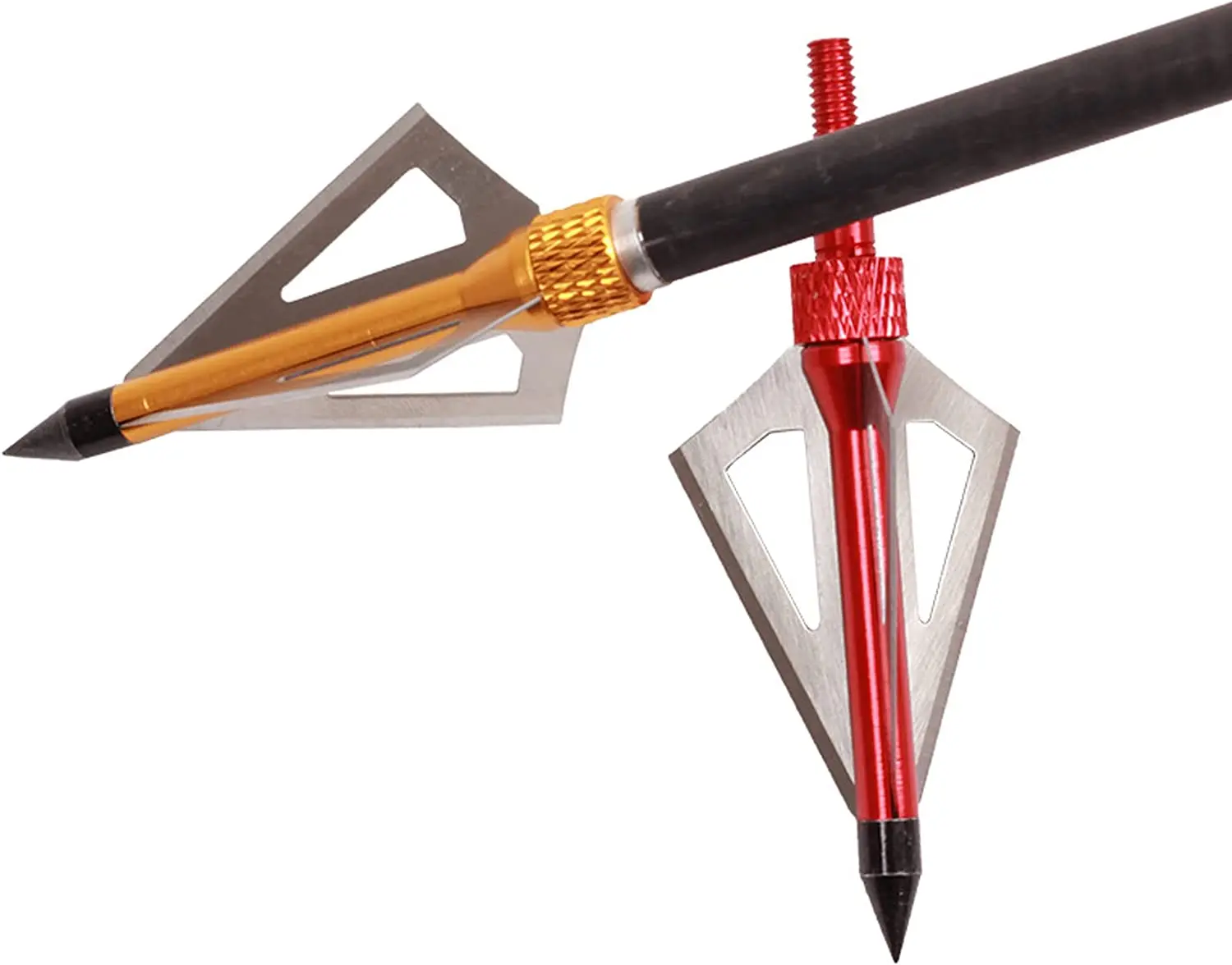 Hunting Broadhead 100 Grain Cutting Blade Arrow Head Tips Archery Arrowhead for Compound Bow Recurve Bow Shooting 6/12pcs