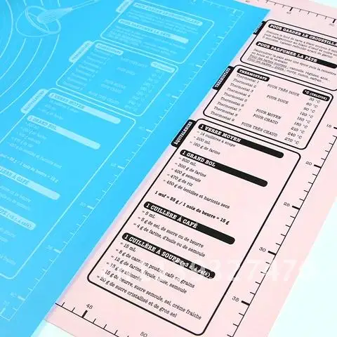 

Антипригарный силиконовый коврик, инструмент для выпечки тортов, выпечки, прокладки для раскатки теста, Листы 60x45 см