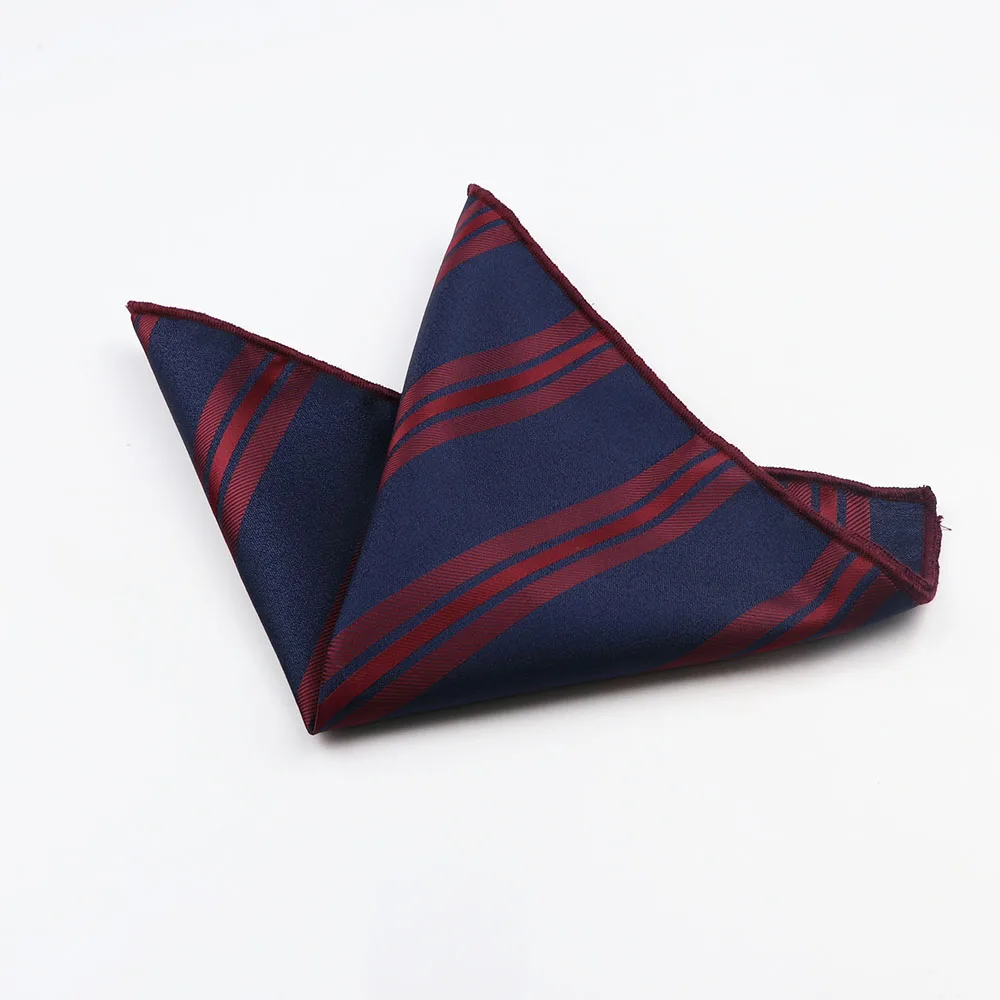 Polyester Square Scarf Of Men Vintage Fabric Of Business Suit Hankies Men's Pocket Square Handkerchiefs 24*24cm