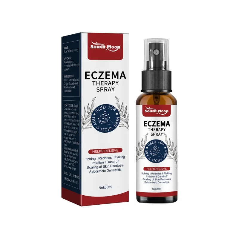 Psoriasis Treatment Spray Antibacterial Anti-itch Dermatiti Eczema Urticaria Alergy Skin External Use Beauty Health Body Care