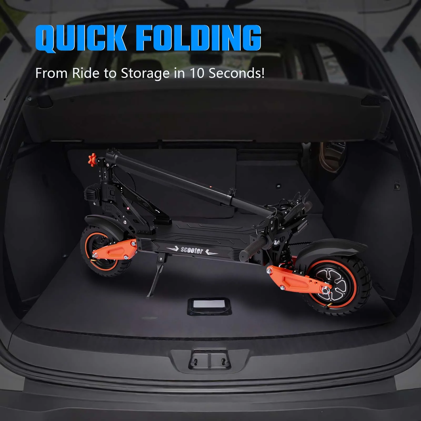 K11 1200W Off-Road Folding Electric Scooter 6