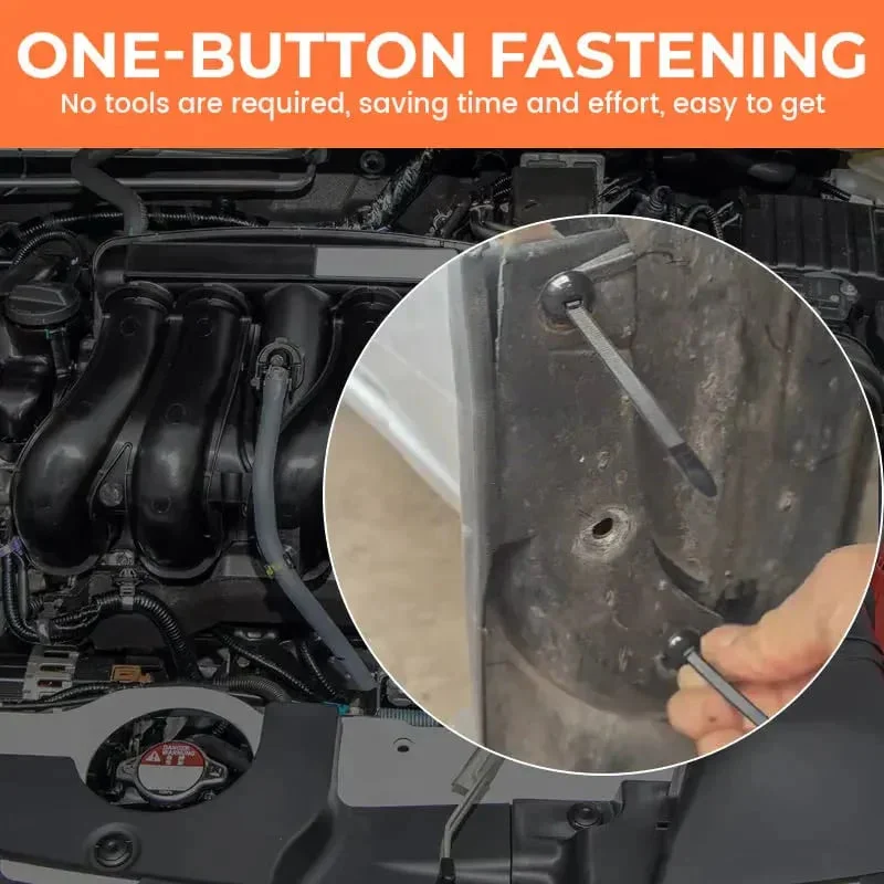 Nylon Universal Cable Tie Buckle Cable Ties Heavy Duty Self-locking Zip Tie Holder Zippers Automatic Fixation Daily Automotive