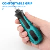 1PCS  Multifunctional Flat Head Cross Screwdriver Magnetic Screwdriver Household Basic Anti Slip Manual Screw Drive Tool 5