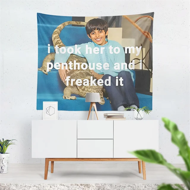 Aertemisi Ravi Elvittem A Penthouse -Ba, És Kiborítottam Gobelin Fali Függő Művészet Hálószobás Nappali Dekoráció Partira - Image 2