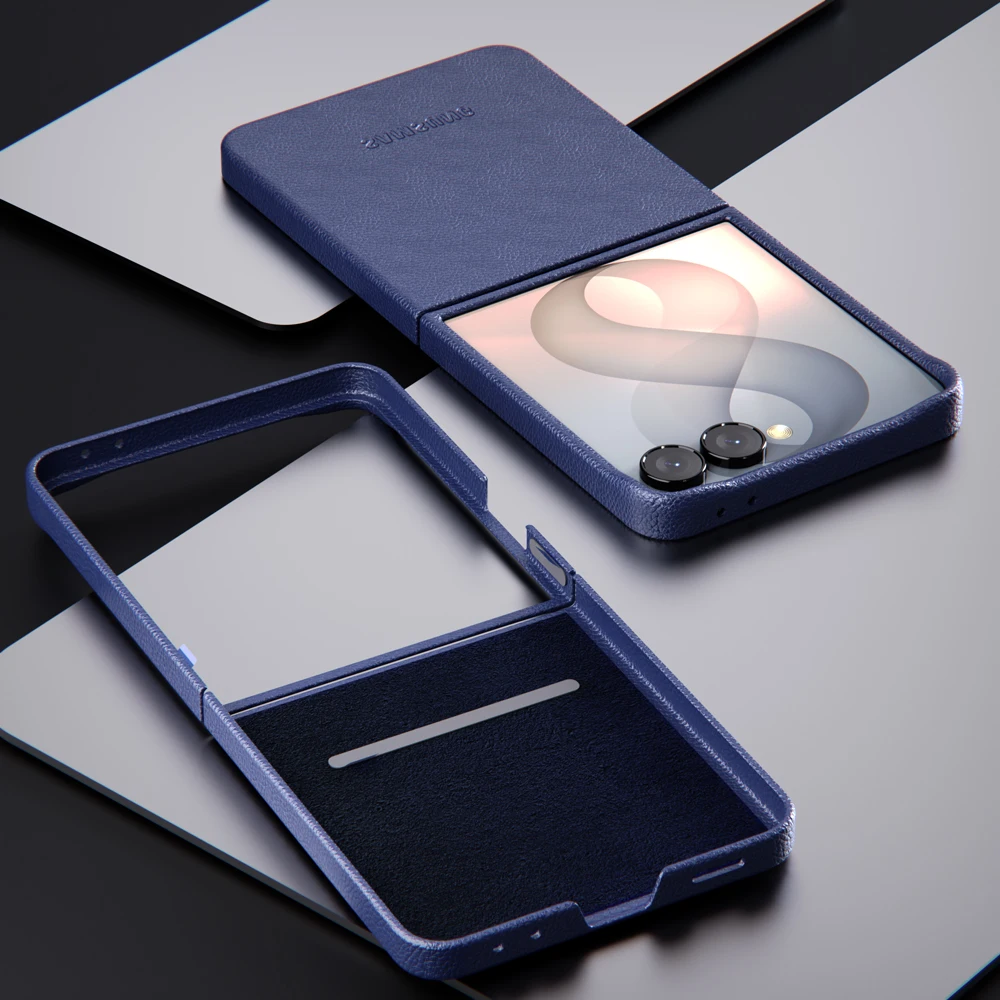 Luxurious Texture Leather Slim Fit Shockproof Phone Back Cover