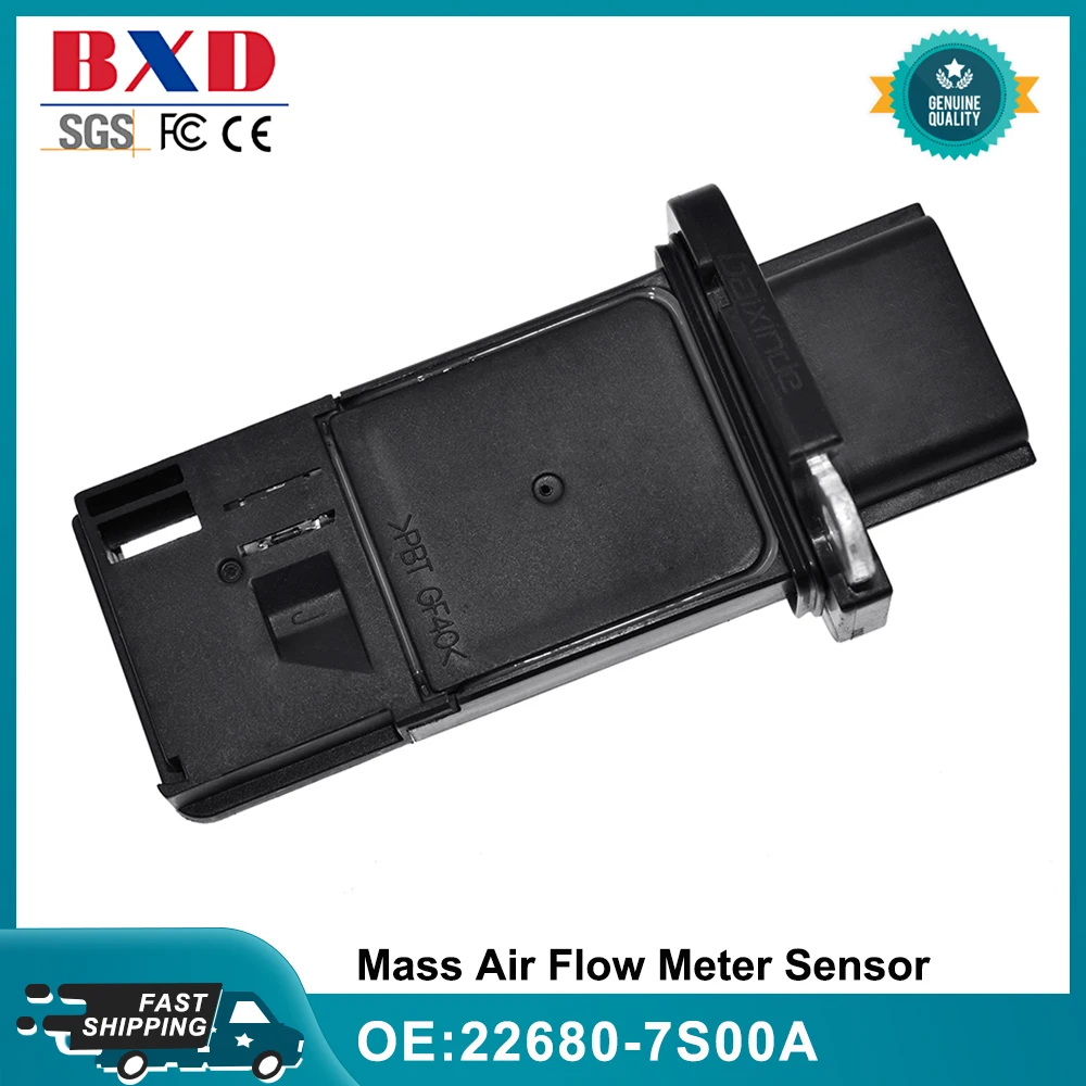 Sensor maciço 22680-7s00a 13800-66j00 do medidor de fluxo do ar de maf para infiniti ex35 fx35 fx45 fx50, nissan altima armada, equador de suzuki