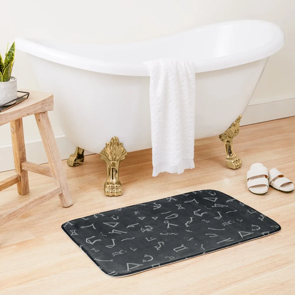 

Glyphs Bath Mat Doormat
