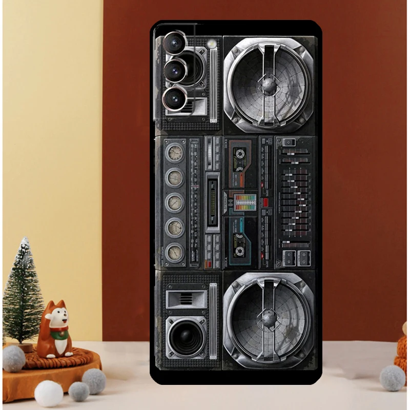 Vintage 80s Boombox Design Phone Case Cover