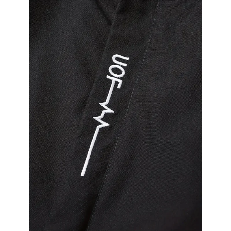 Men's hooded outdoor jacket, suitable for hiking, mountaineering, and daily travel, breathable and durable. Sports windbreaker - 4