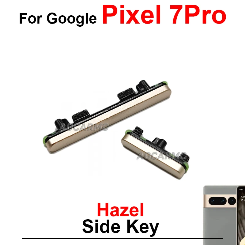 Google Pixel 7 7A 7Pro Pro 전원 켜기 끄기 볼륨 버튼 교체 부품용 사이드 키