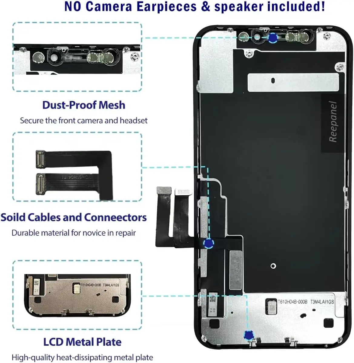 Schermo Display Incell per iPhone 11 11pro 11 pro max Display LCD di ricambio Touch Digitizer Assemblato con vetro e strumenti - immagine 2
