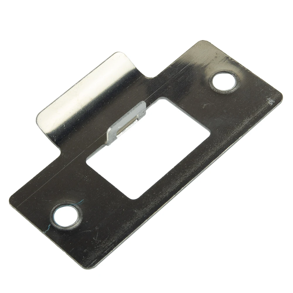 Tubular Latch Replacement Striker Plate 5/10pcs Standard Single Tongue/guide Lock 69*37.5*0.8mm For Bathroom Home Accessories