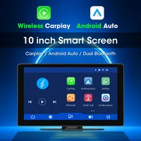 Jansite – autoradio universel 10.1 pouces, lecteur vidéo multimédia WIFI, navigation GPS, Carplay sans fil et Android Auto, WIFI 5G, FM AUX, pour Apple ou Android, système d'intelligence automobile, Vision nocturne 2