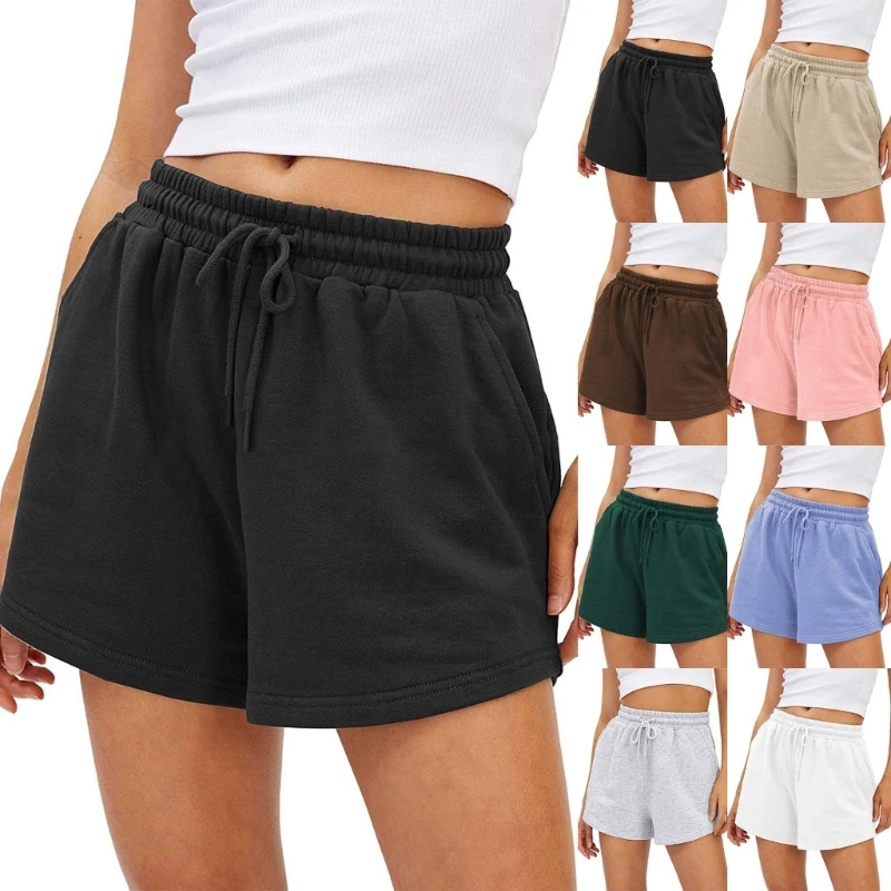 

Women's Casual Summer Sweat Shorts Athletic Gym Shorts Loose Hiking Running Jogger Shorts with Pockets Athletic Shorts P8DB