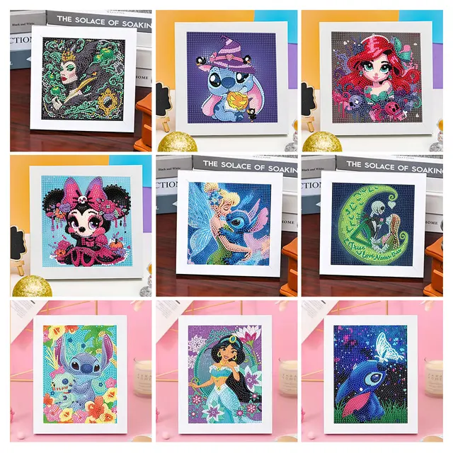 Disney diamant peinture Lilo & Stitch nouvelle Collection 2024 plein diamant mosaïque 5D bricolage point de croix Kits diamant Art décor à la maison 1