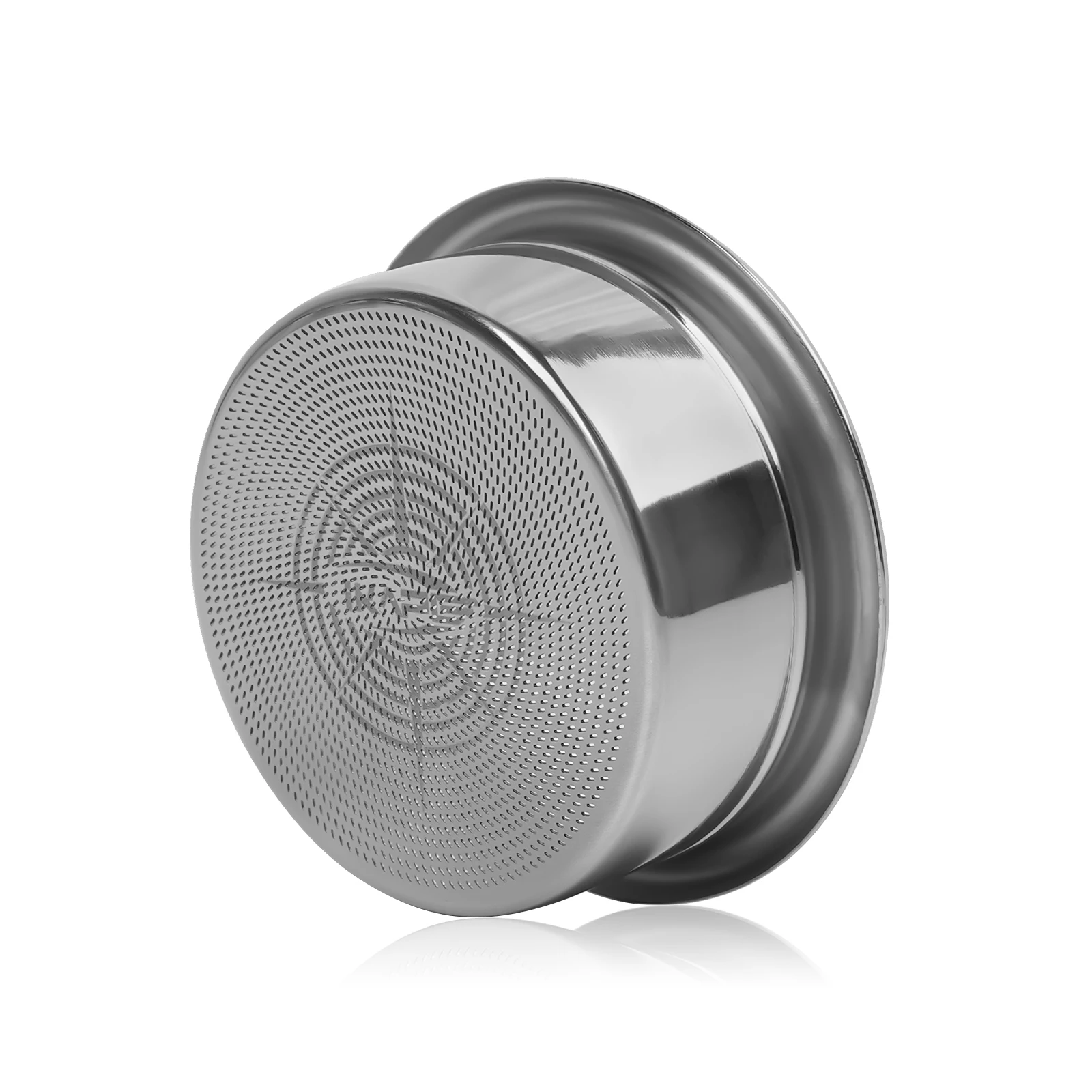 IKAPE Precision High Extraction Coffee Filter Basket -Matrix Stainless Steel Espresso Filter Basket for Bottomless Portafilter