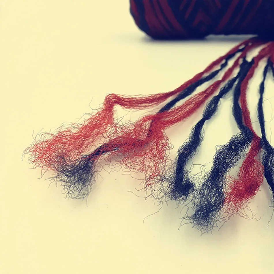 Knitting Yarn African Wig Hair Yarn 70g/ball 10 ply 100% Polypropylene Hand Knitting Braid Short Hair Curly Dreadlocks GB001