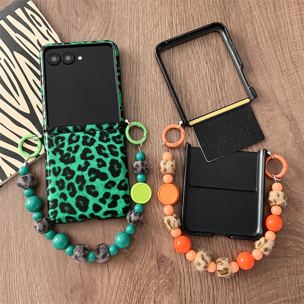 Luxury Leopard Pattern Thin Leather Phone Case - Shockproof Solid Color Protective Back Cover
