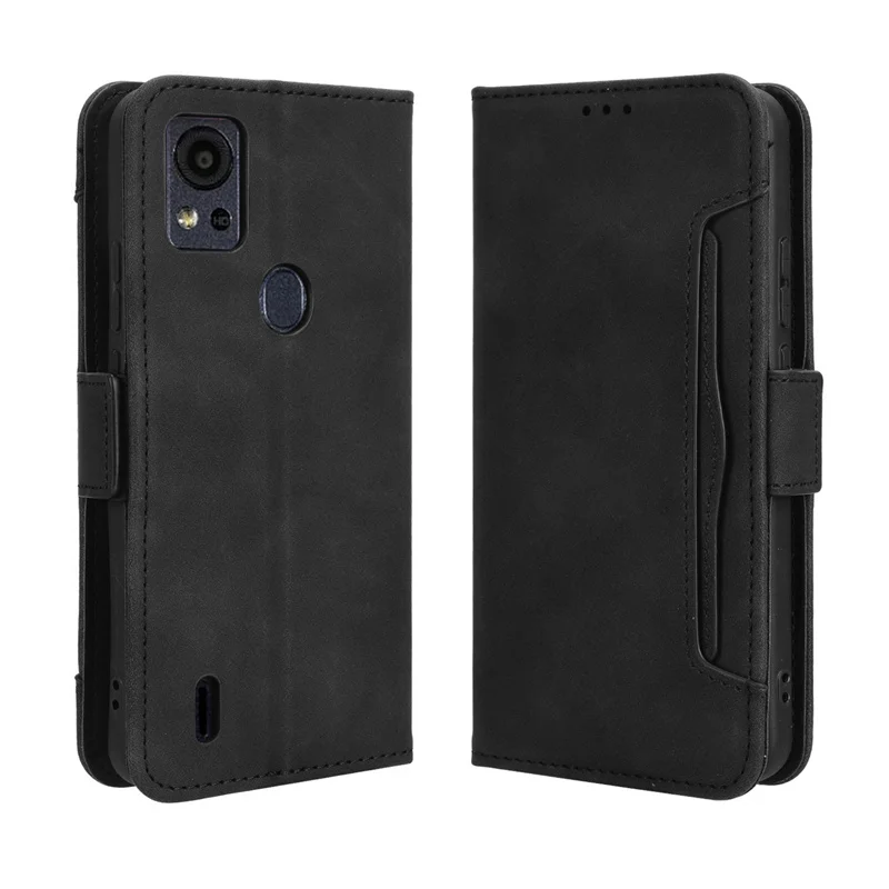 Per Cricket Icon 5 Custodia Premium Portafoglio In Pelle Flip In Pelle Multi-Card Slot Cover Per At&T Motivate 4 Custodia Per Telefono