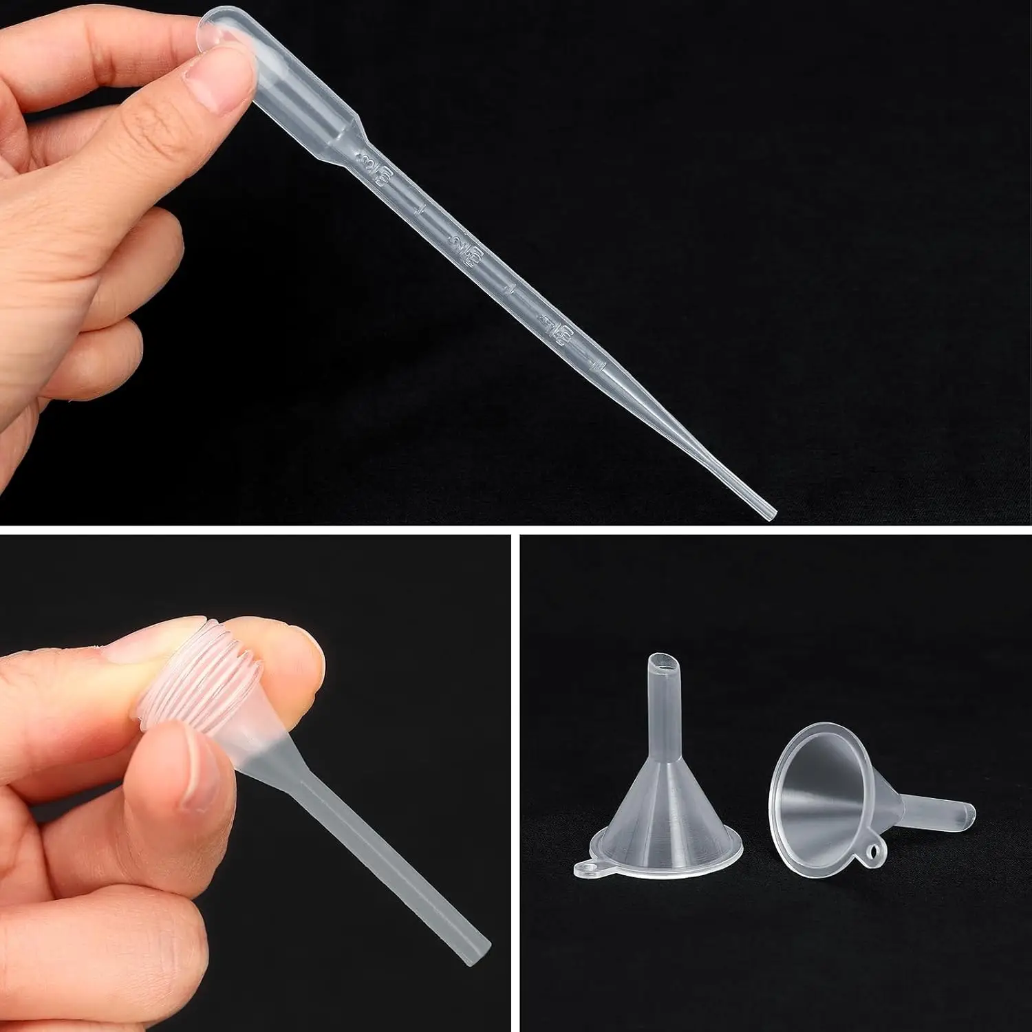 Perfume Refill Kits 10 plastic perfume dispenser transfer tools liquids Perfume Sample Essential Oil Travel Supplement Kit