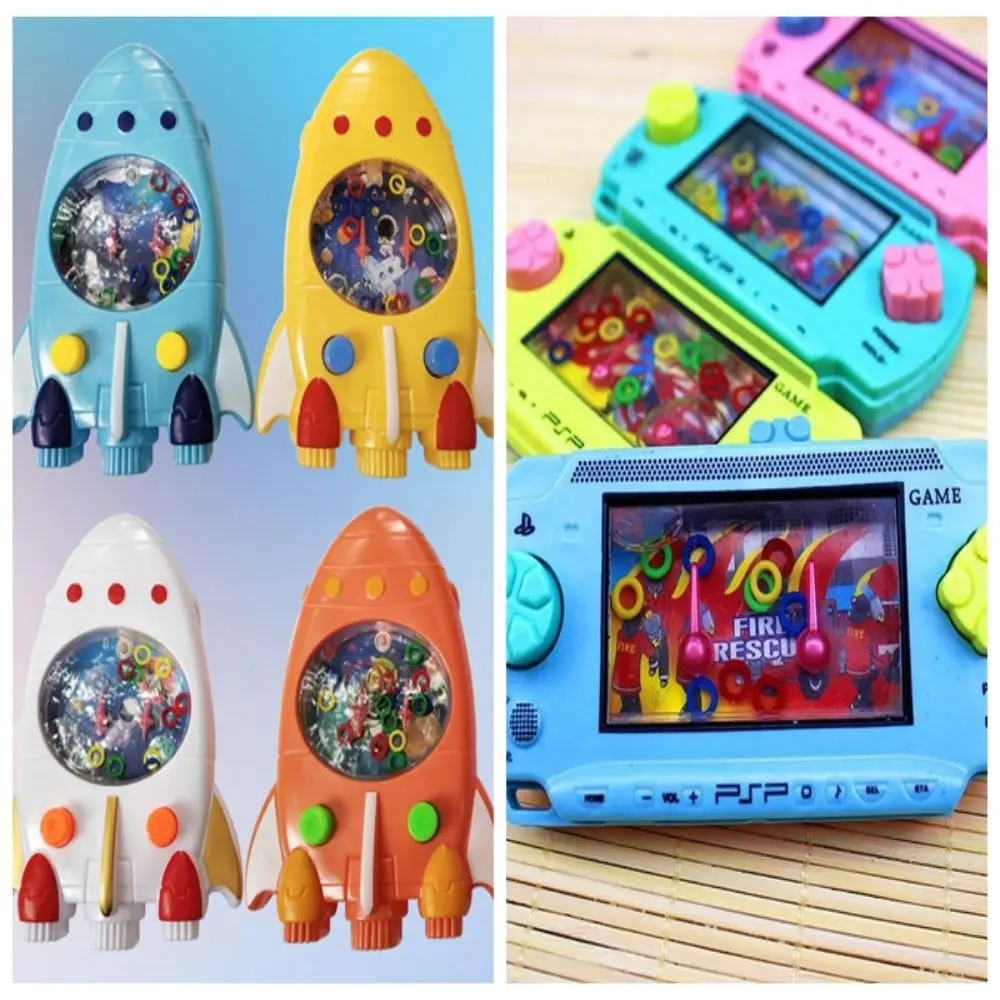 Thinking Ability Water Ring Game Machine Gift Parent-Child Interactive Child Handheld Water Game Classic Retro Water Ring 2