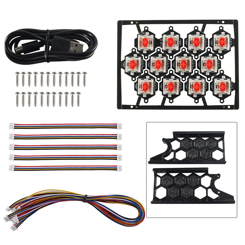 

Горячая Распродажа! Предустановленная печатная плата Voron Skirt Klipper с Neopixel светодиодный для Voron V2.4/Trident/Switchwire 3d принтеры
